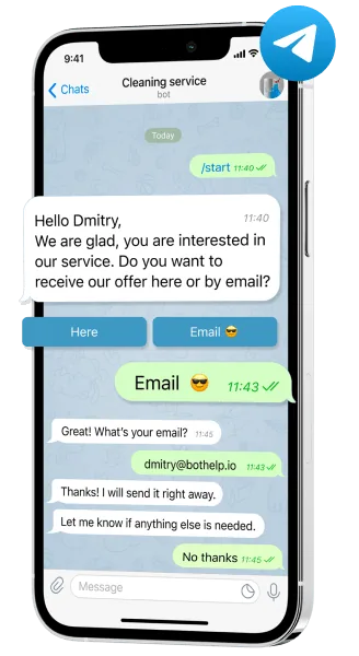 The leading no-code Telegram chatbot builder for sales and marketing