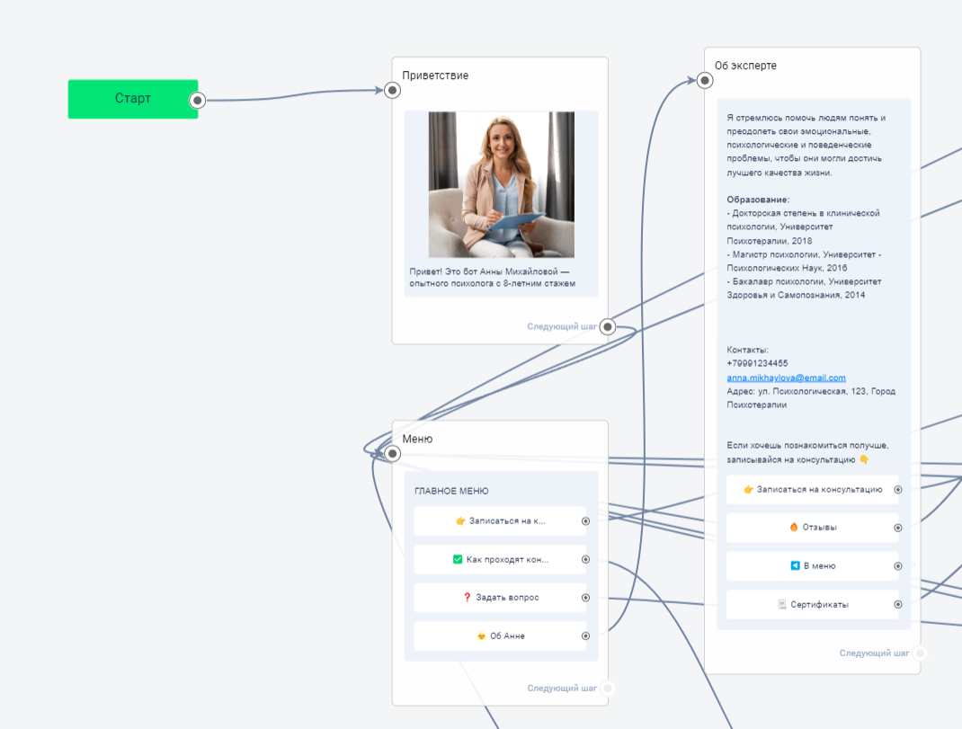 Визитка психолога