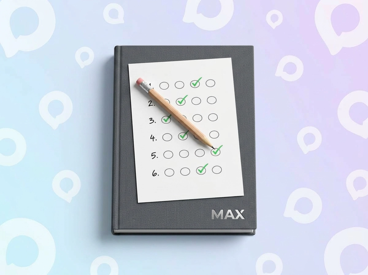 Викторина с подсчетом баллов в MAX