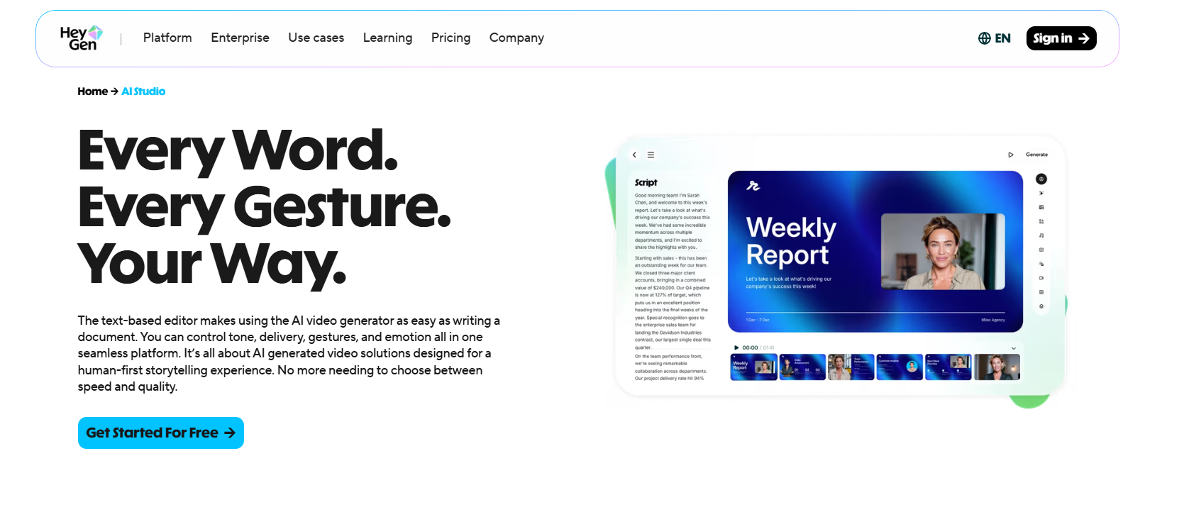 Нейросеть HeyGen