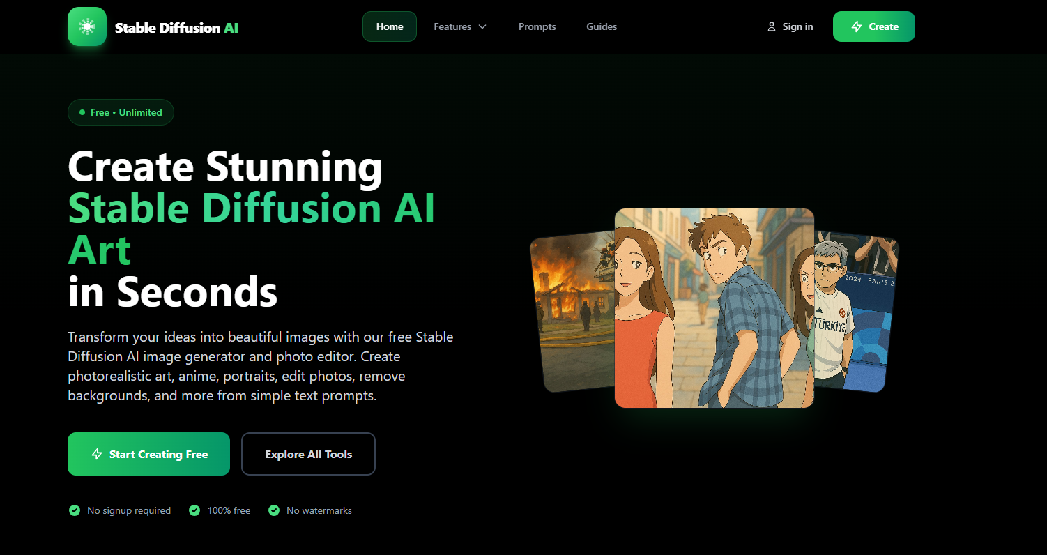 Нейросеть Stable Diffusion