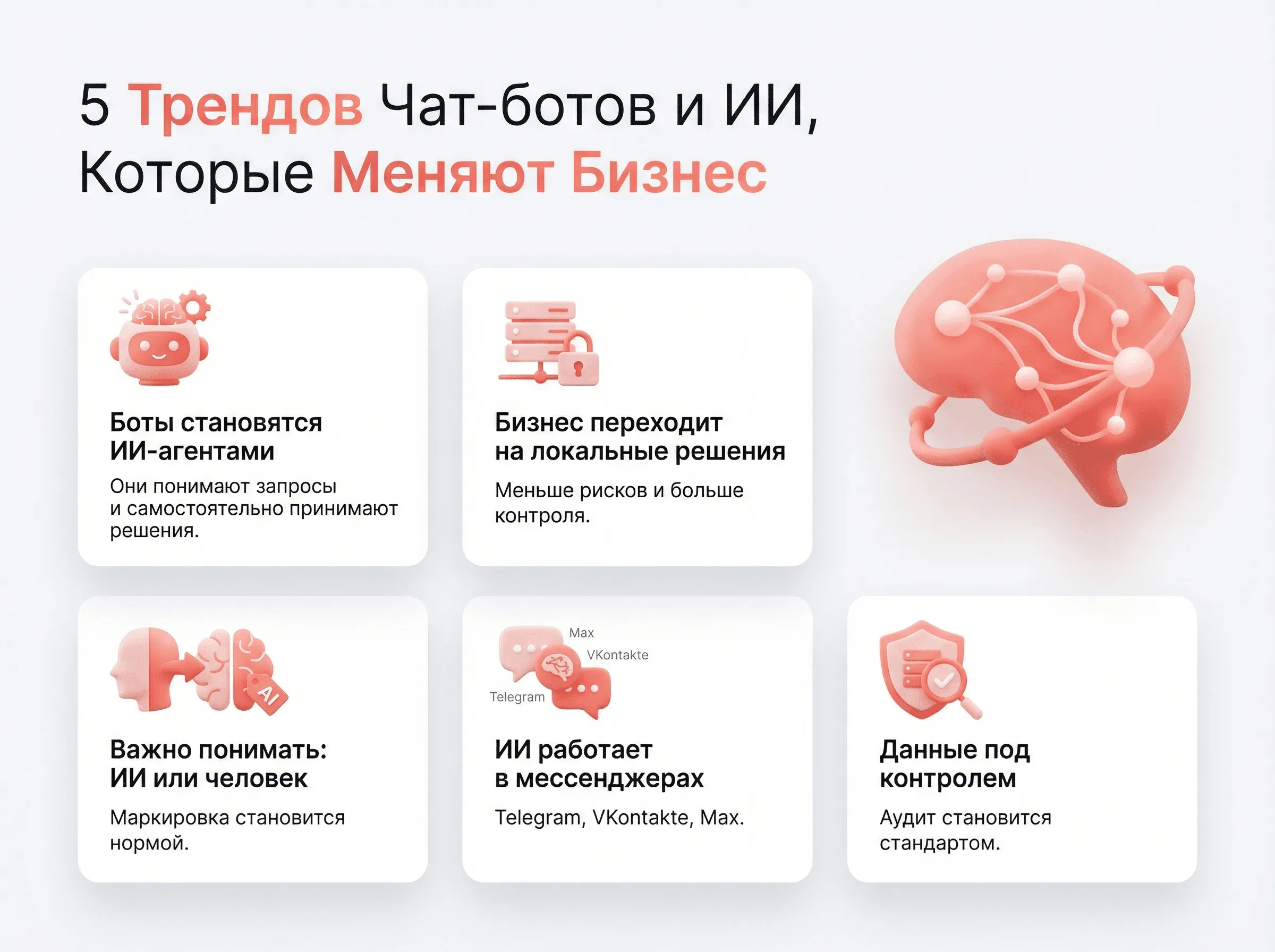 Тренды чат-ботов и ИИ