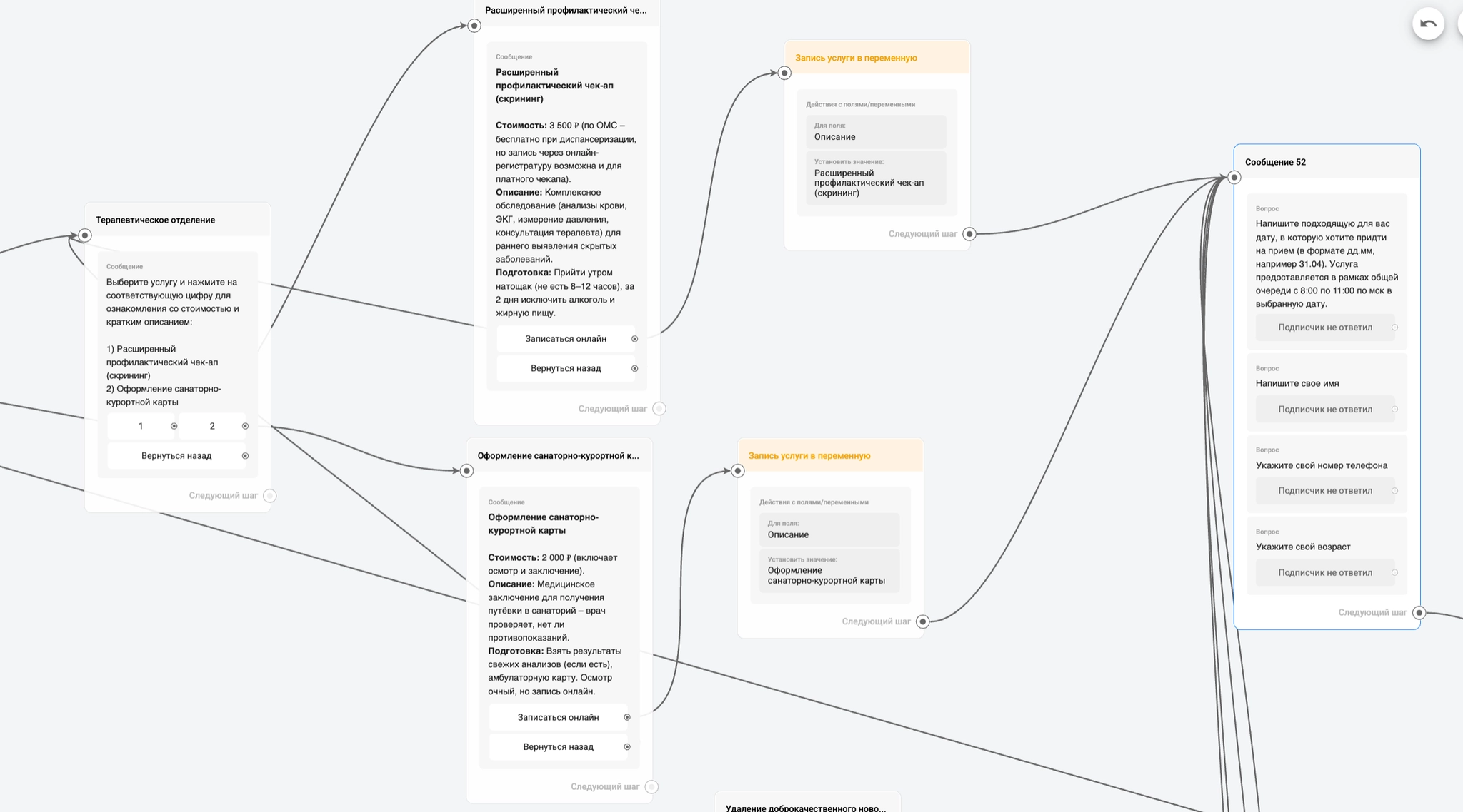 Онлайн-регистратура в мессенджере
