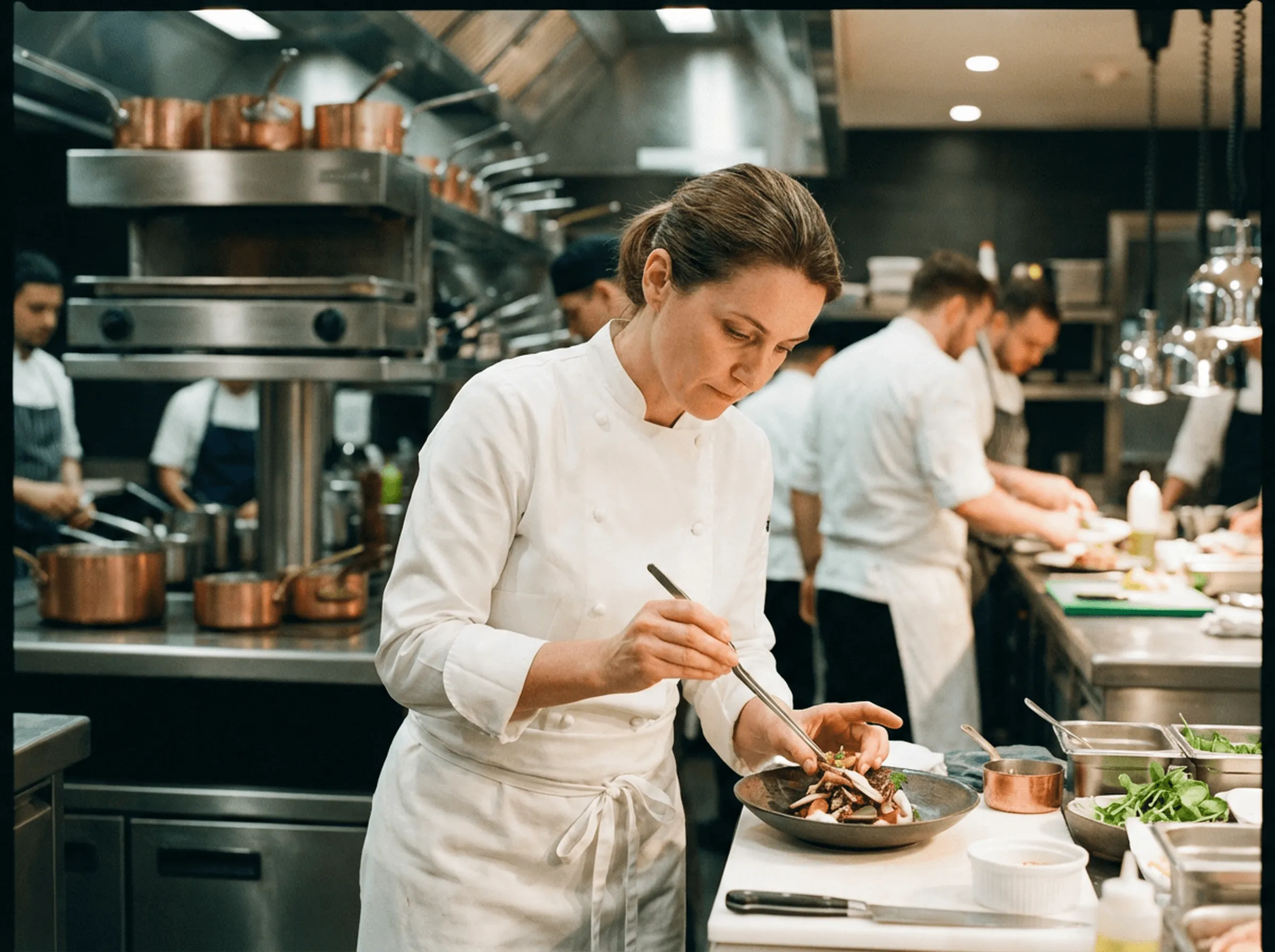 Шеф-повар на кухне