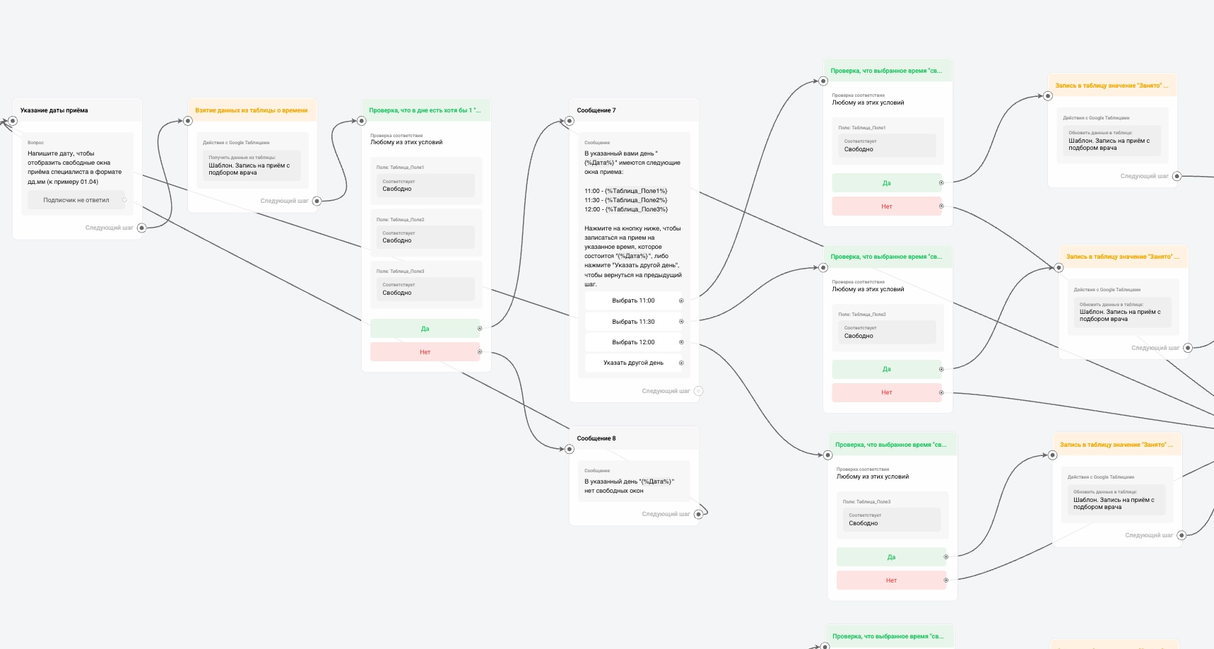 Запись на приём с подбором врача